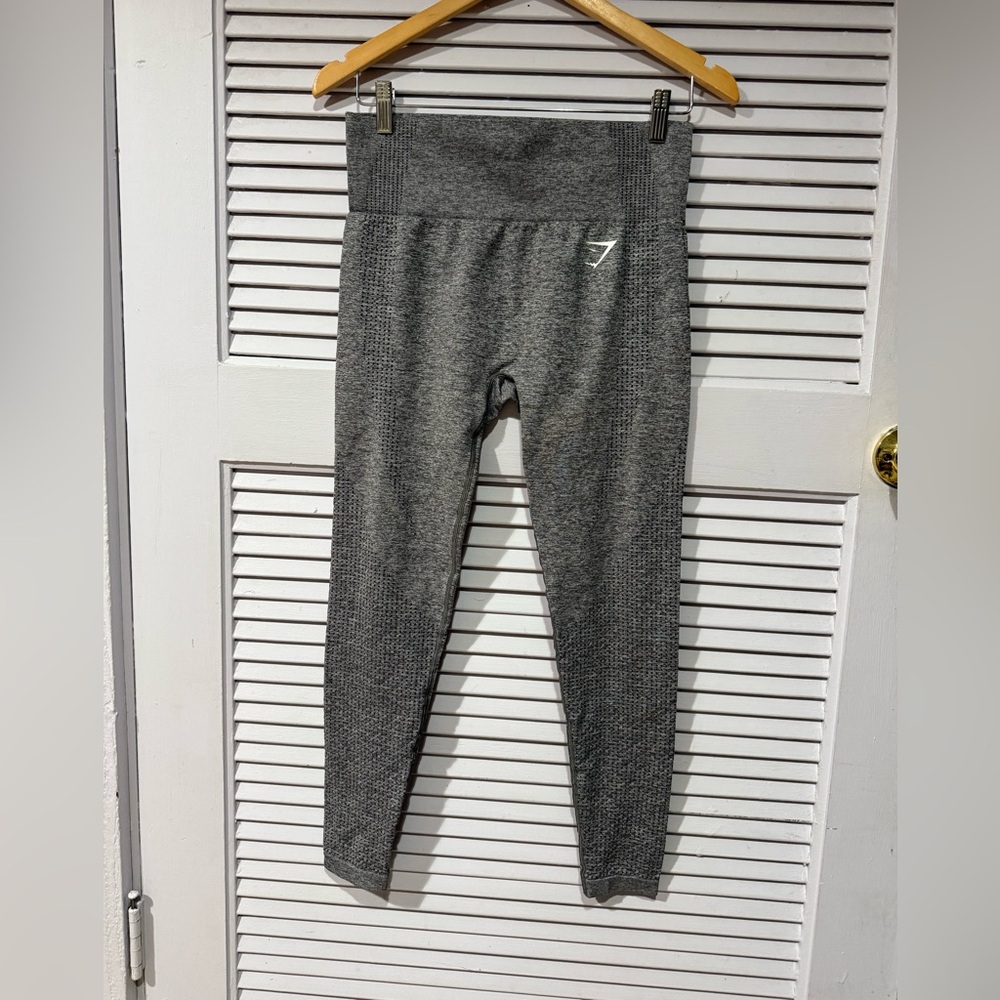 Gymshark Vital 2.0 Seamless  Gray Leggings Size Medium